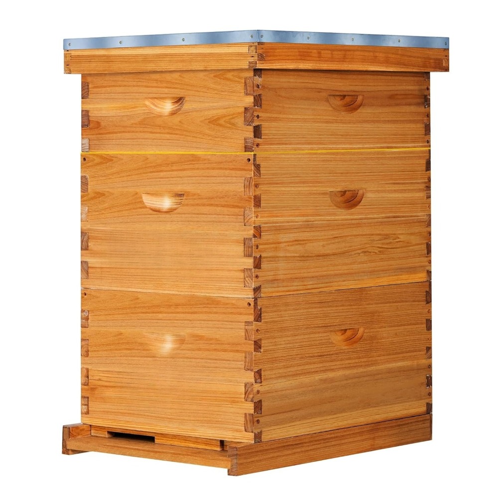 Beehive Frame Wax - 10 Frame Langstroth Bee Hive Coated