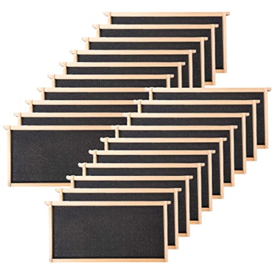 Beehive Frame Wax - BeeCastle 20 Pack Beehive Frames and