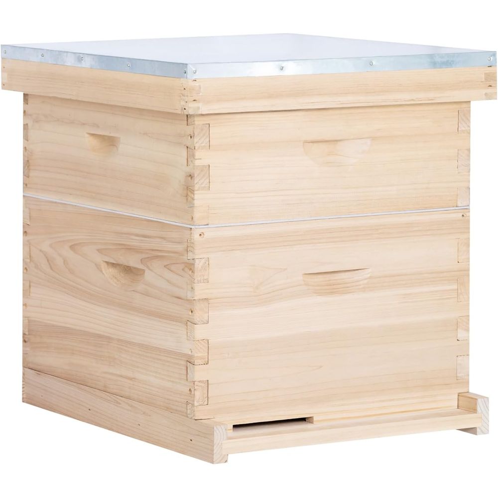 Beehive Frame Wax - Beginner's Complete Langstroth Beehive Kit with
