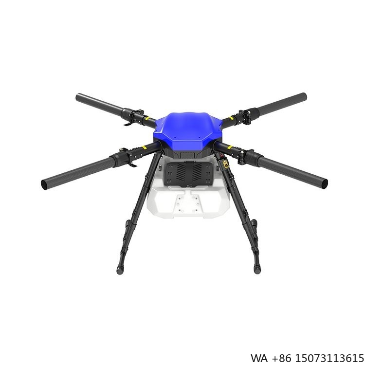 Drone Crop Sprayer - Long Range 4-Axis Agricultural Frame, Carbon