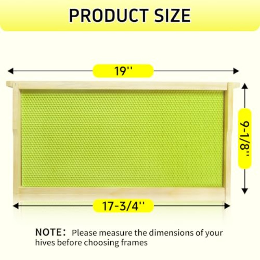 10 Pack Deep Brood Beehive Fra - đánh giá và giá Beehive Frame Wax