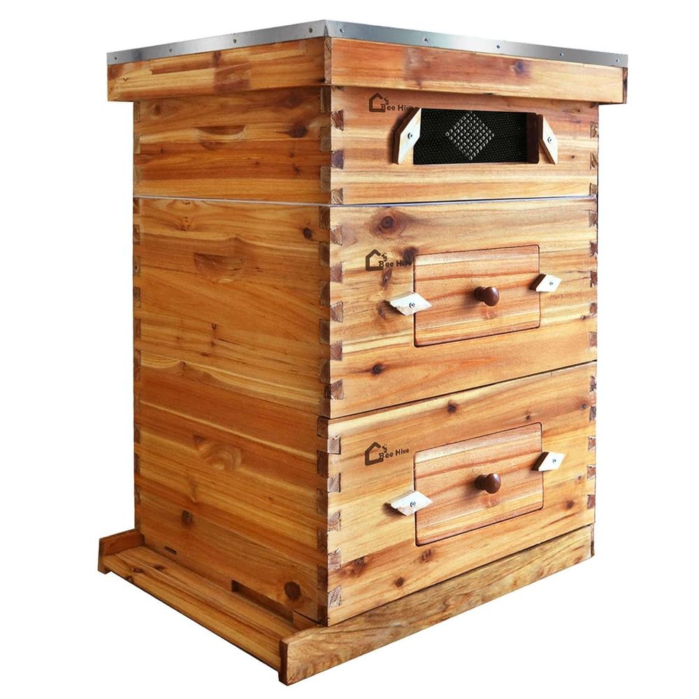 10-Frame Wax-Coated Beehive wi - đánh giá và giá Beehive Frame Wax
