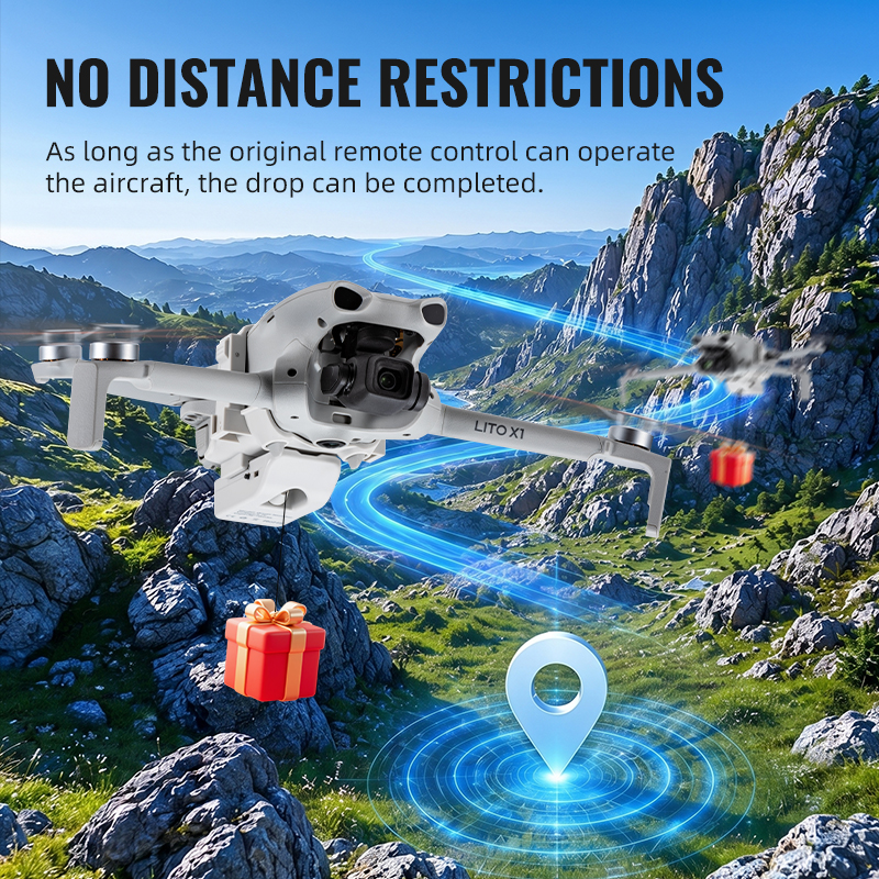 Airdrop System 12KM for DJI Li - đánh giá và giá Drone Crop Sprayer