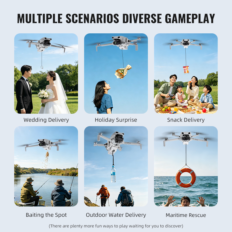 Airdrop System 12KM for DJI Li - đánh giá và giá Drone Crop Sprayer