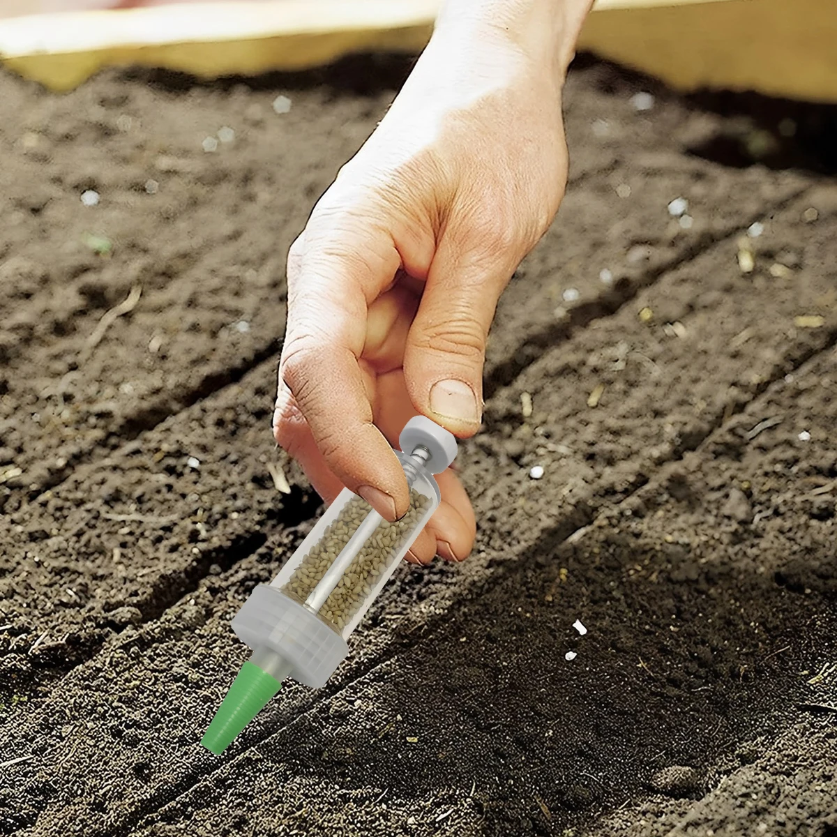 Mini Sowing Seed Dispenser Man - đánh giá và giá Manual Seeder Hand