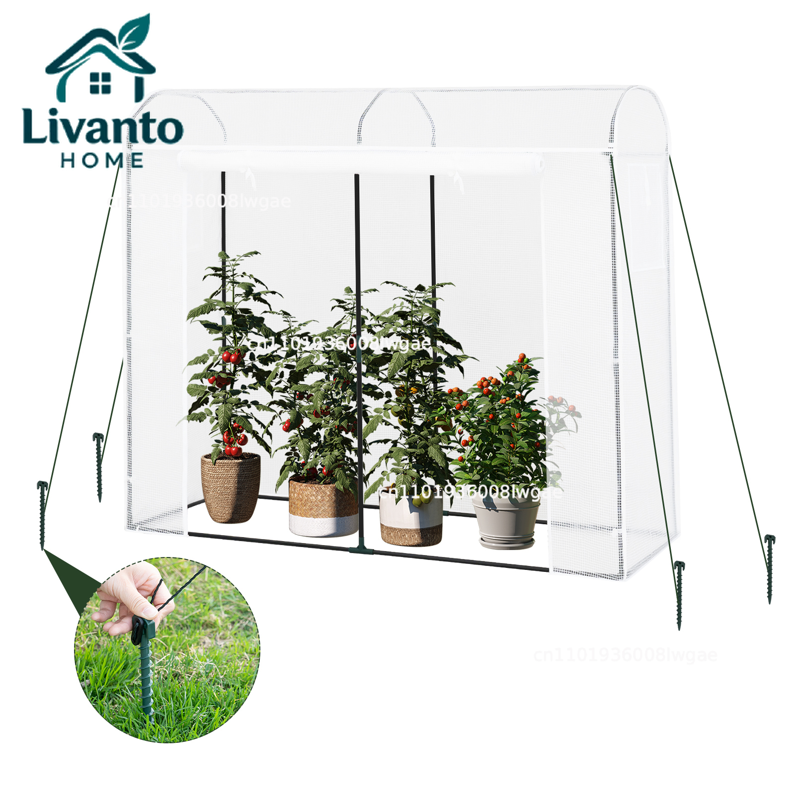 170x68x200cm Tomato Garden Hou - đánh giá và giá Agriculture Tomato Farming