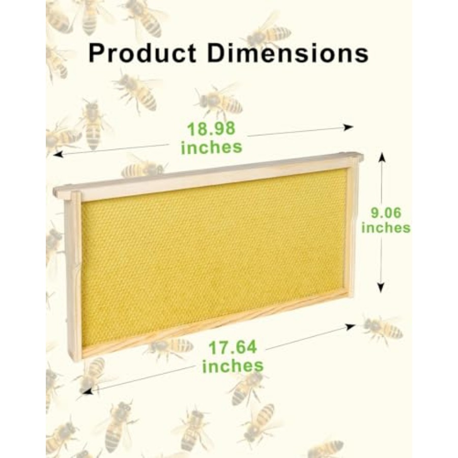 vensovo 10 Pack Bee Frames Dee - đánh giá và giá Beehive Frame Wax