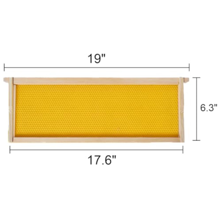 BeeCastle 20 Pack Medium Beehi - đánh giá và giá Beehive Frame Wax