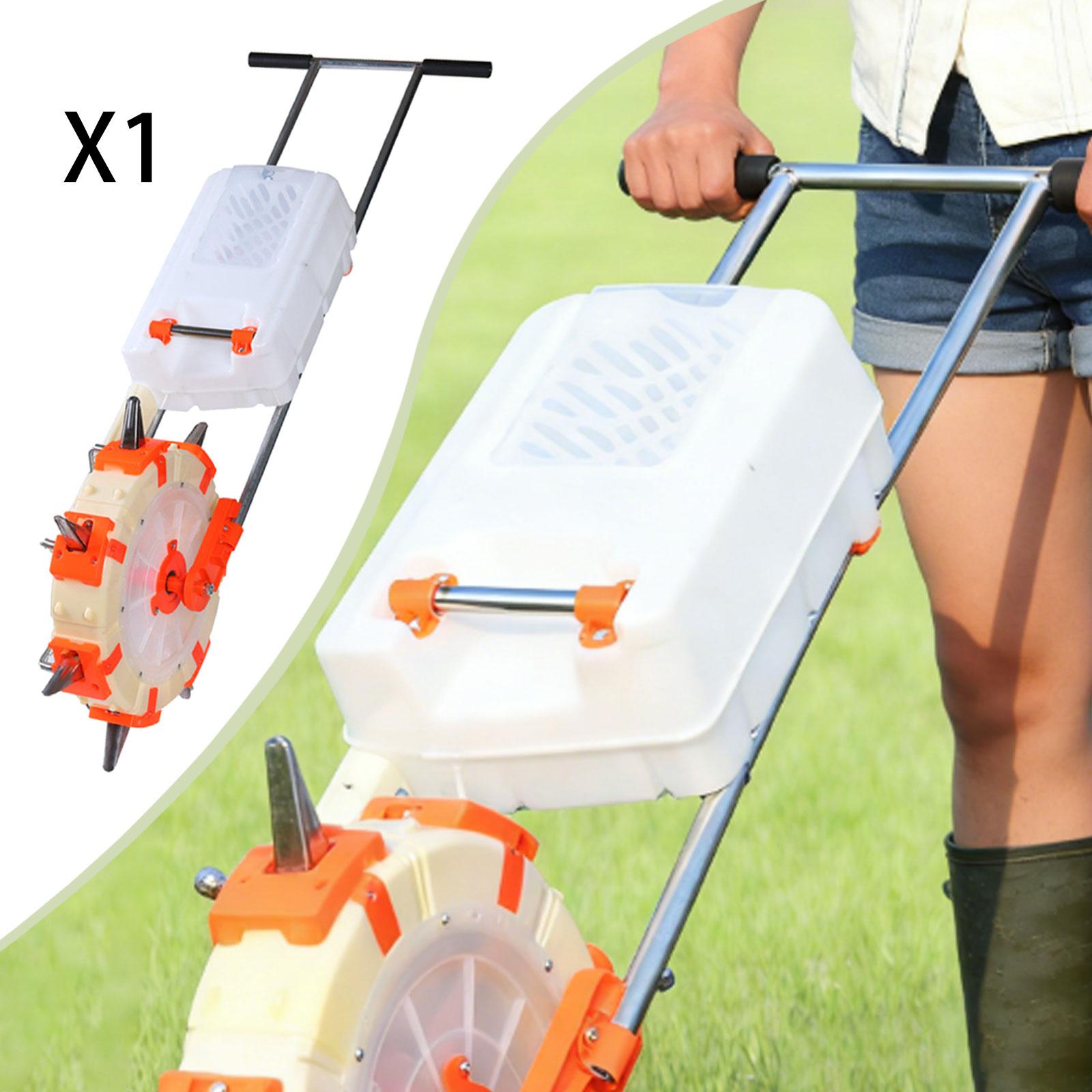 Hand Push Seeder Fertilizer, C - đánh giá và giá Manual Seeder Hand