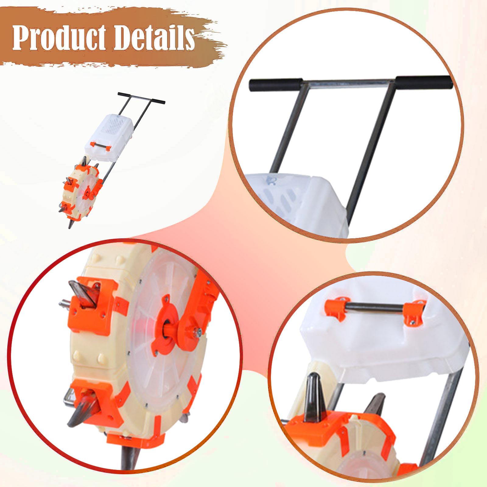 Hand Push Seeder Fertilizer, C - đánh giá và giá Manual Seeder Hand