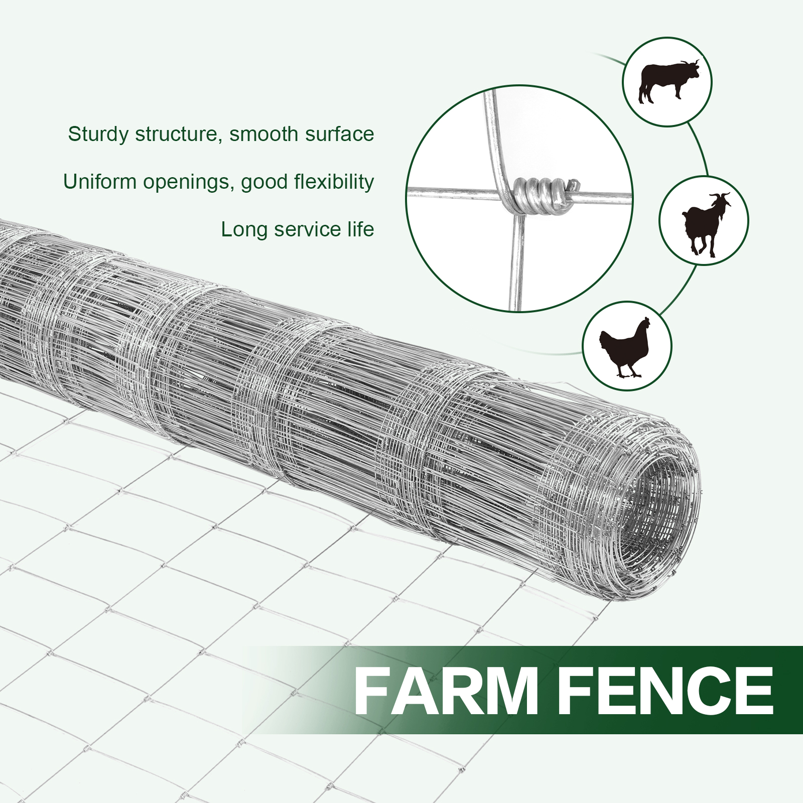 5FT/6FT Metal Farm Fence Net A - đánh giá và giá Agriculture Farming Usa